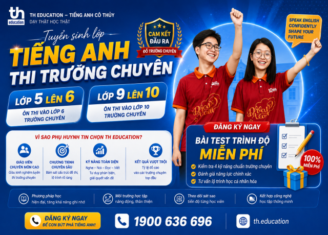 Tiếng anh luyện thi chuyên